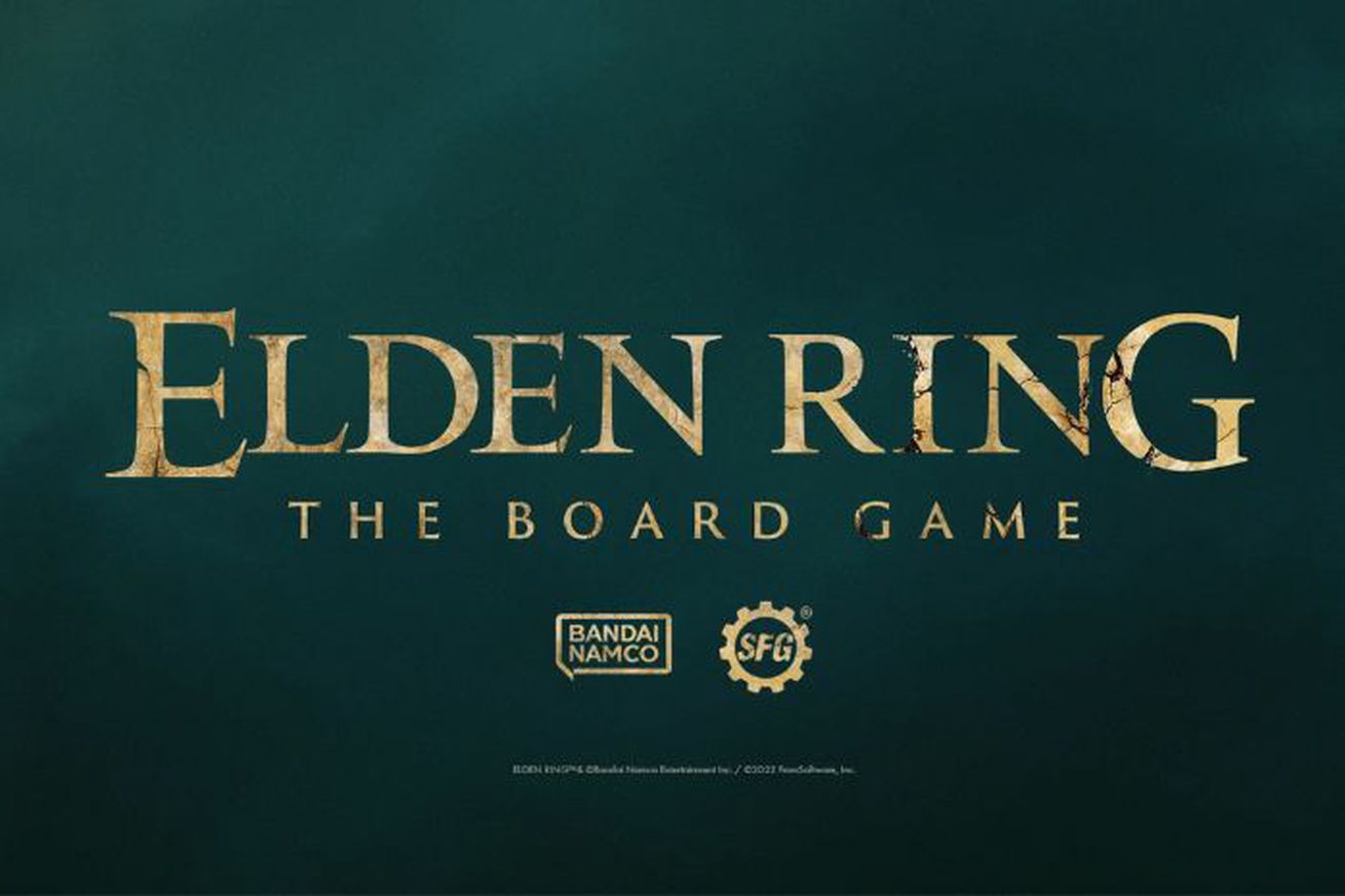 An image showing the logo for Elden Ring: The Board Game
